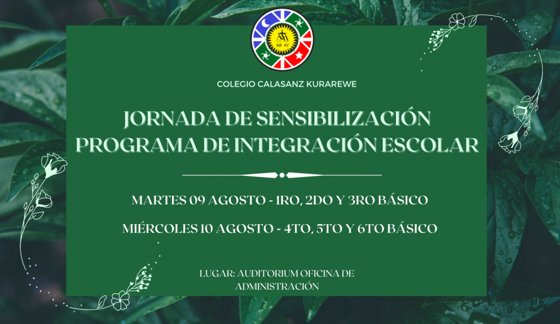 Sensibilización Programa Integracion Escolar 2022